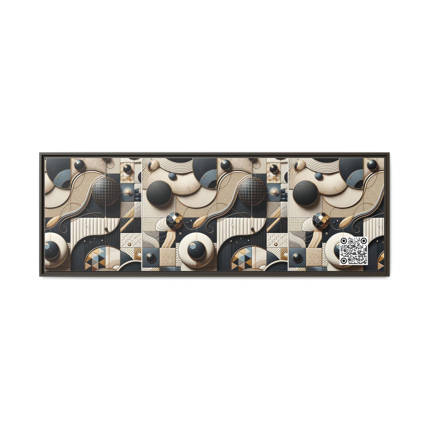 Tech-forward Luxe Streetwear Tech Luxe Fusion Matte Canvas, Framed (multi-color) - 8404 Design-71 B