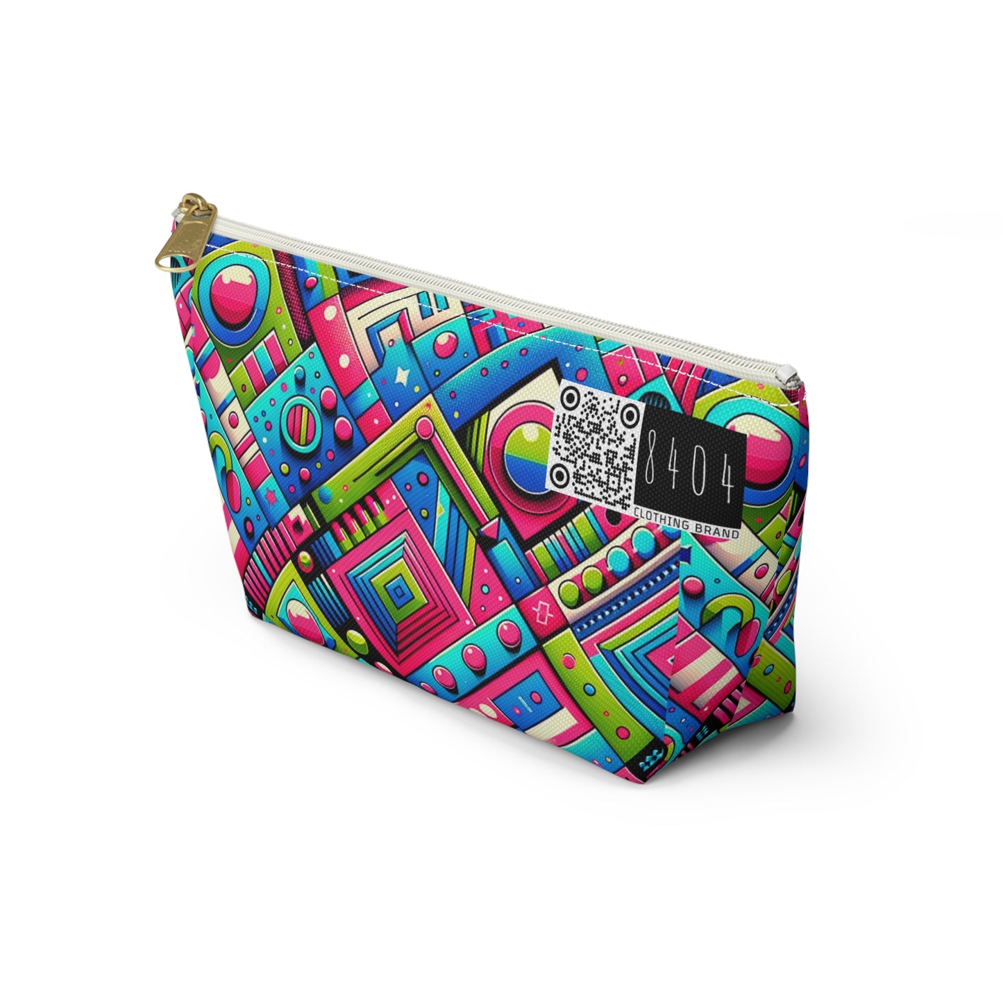 Neon Street Pop Vibrant and Eye-catching Accessory Pouch W T-bottom - 8404 Design-63