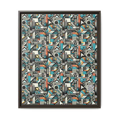 Digital Street Art Urban Street Style Matte Canvas, Framed (multi-color) - 8404 Design-81 B