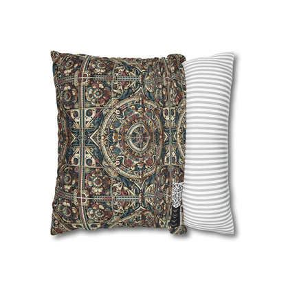 Urban Renaissance Historical Fusion With Street Edge Spun Polyester Square Pillowcase - 8404 Design-57