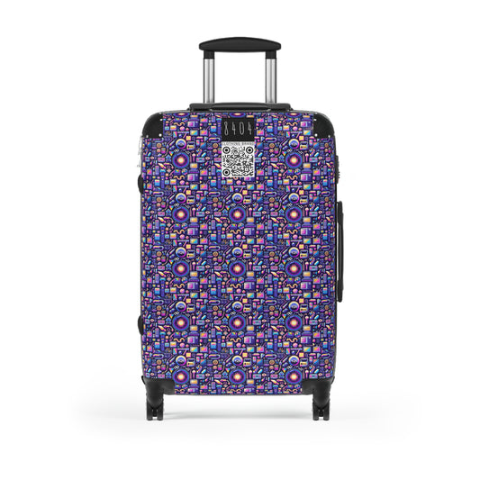Digital Nostalgia Modern Retro Fusion Suitcase - 8404 Design-64