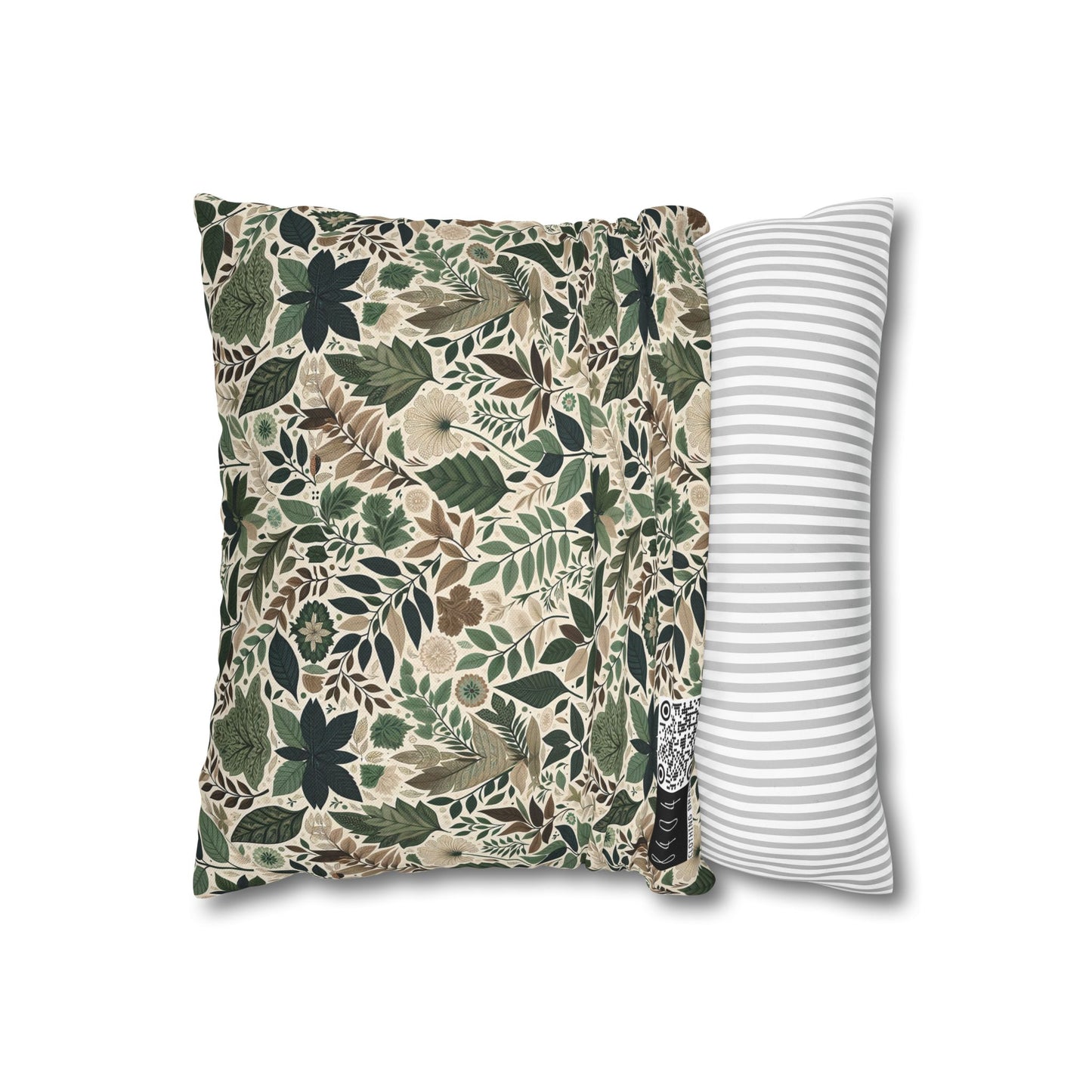 Streetwear Sustainability Environmentally Conscious Streetwear with a Natural Aesthetic Spun Polyester Square Pillowcase - 8404 Design-57