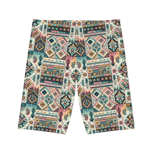 Digital Artisanal Fusion Digital Artisanal Women's Bike Shorts - 8404 Design-49