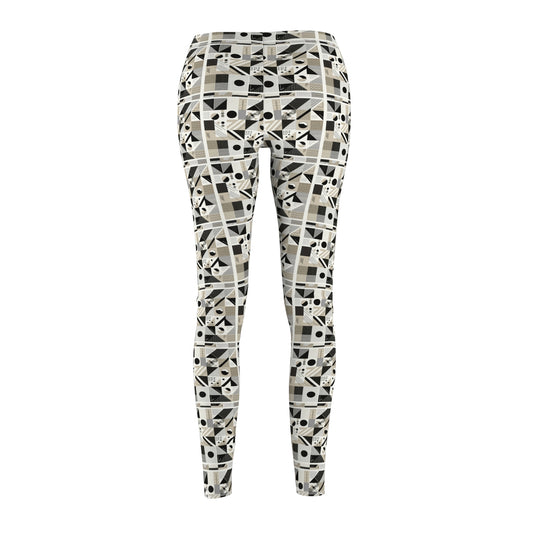 Elevated Athleisure Modern Sophistication With Sporty Elements Women's Cut & Sew Casual Leggings - 8404 Design-76