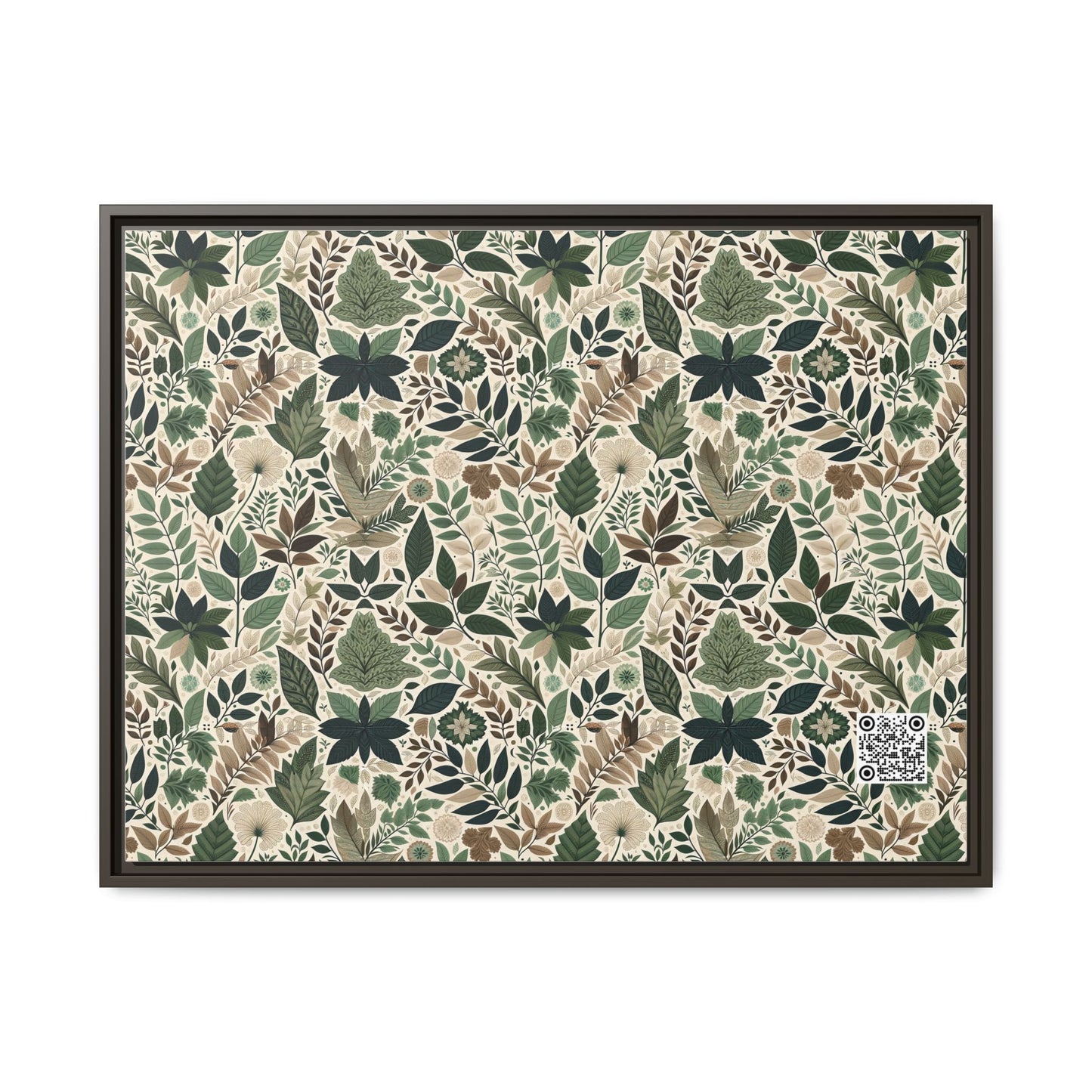 Streetwear Sustainability Environmentally Conscious Streetwear with a Natural Aesthetic Matte Canvas, Framed (multi-color) - 8404 Design-57 A