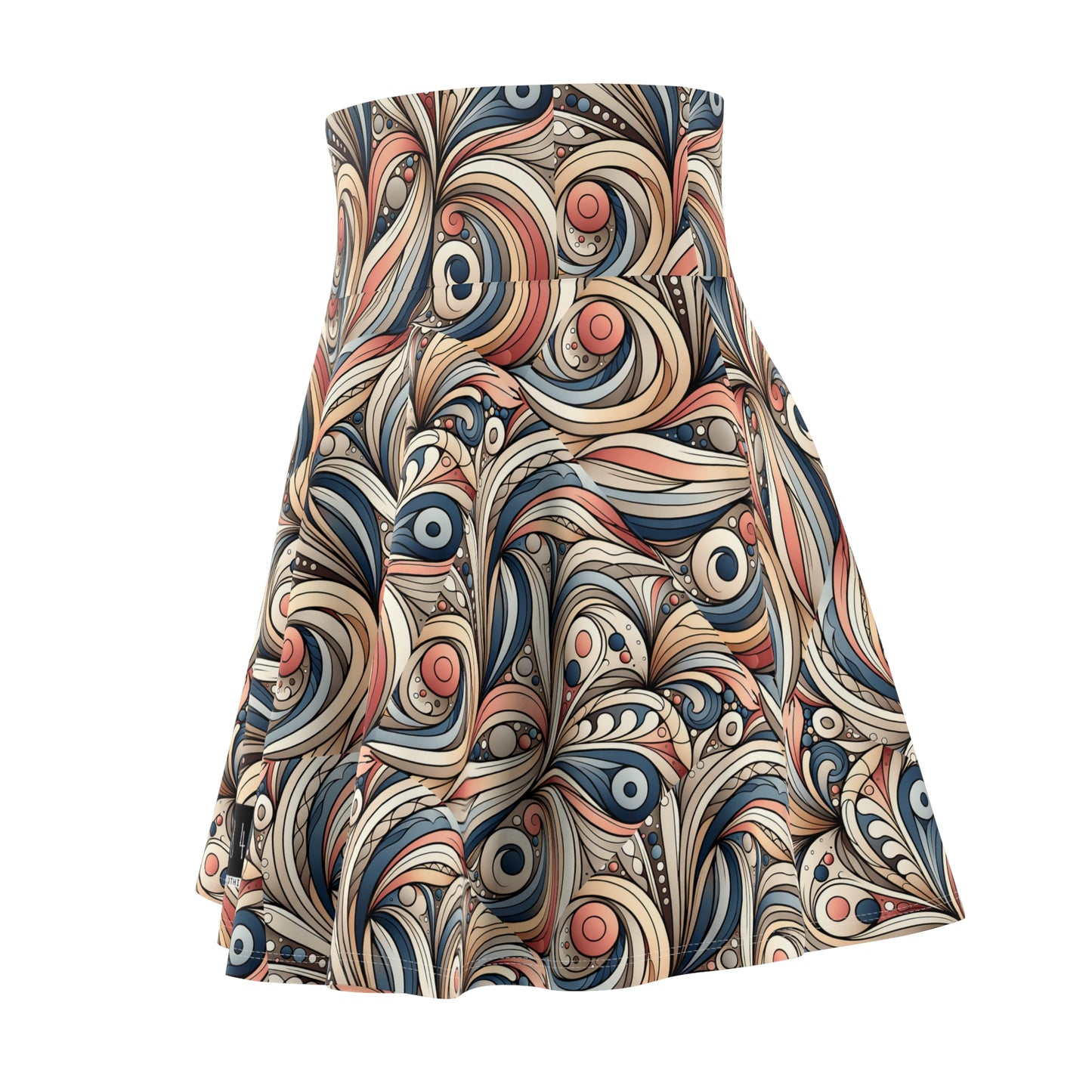 Modern Minimalism Minimalist Tech Women's Skater Skirt - 8404 Design-63