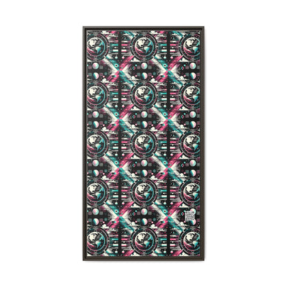 Digital Artistry Digital-native Streetwear Matte Canvas, Framed (multi-color) - 8404 Design-62 B