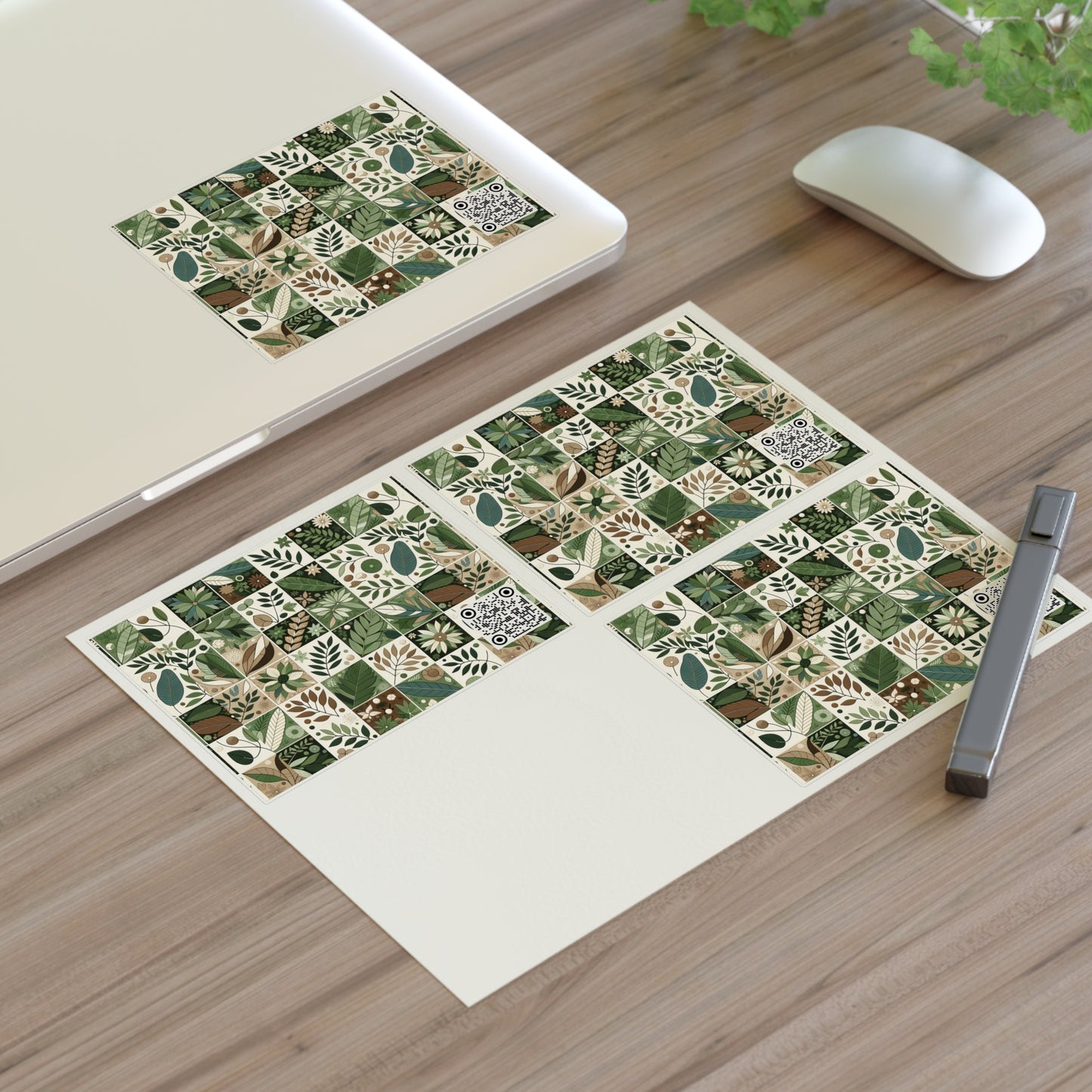 Streetwear Sustainability Environmentally Conscious Streetwear with a Natural Aesthetic Sticker Sheet - 8404 Design-57