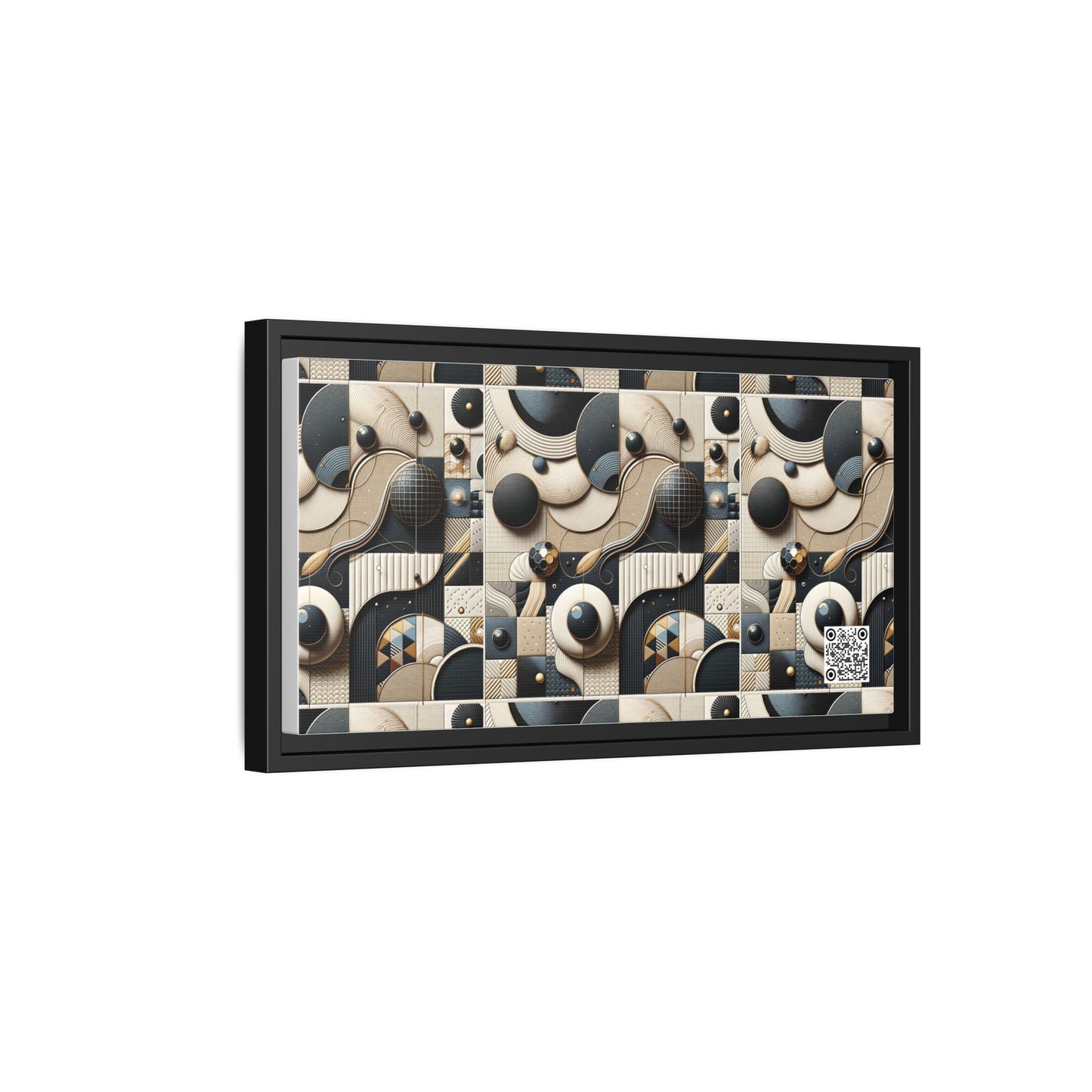 Tech-forward Luxe Streetwear Tech Luxe Fusion Matte Canvas, Framed (multi-color) - 8404 Design-71 B