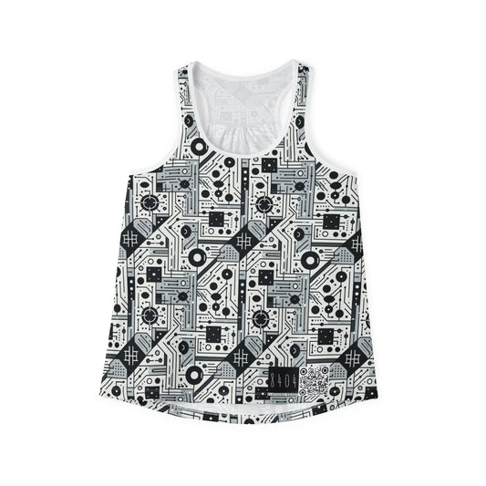 Digital Minimalism Minimalist Tech Women's Tank Top - 8404 Design-48