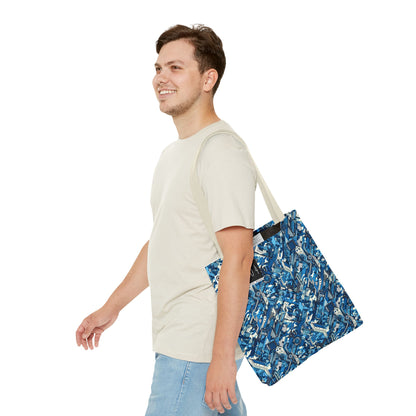 Tech Urban Camo Tech-Forward Streetwear With a Futuristic Military Edge Tote Bag - 8404 Design-39