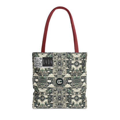 Cyber Garden Party Tech Garden Extravaganza Tote Bag - 8404 Design-54