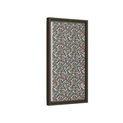 Digital Street Art Urban Street Style Matte Canvas, Framed (multi-color) - 8404 Design-74 B