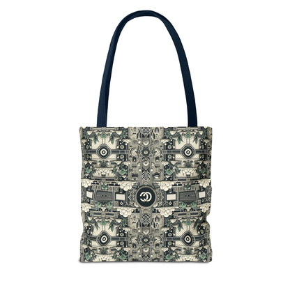 Cyber Garden Party Tech Garden Extravaganza Tote Bag - 8404 Design-54