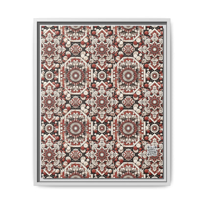 Neo Jomon Sculptural Aesthetics Artisanal Streetwear Matte Canvas, Framed (multi-Color) - 8404 Design-55 A