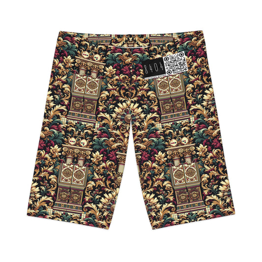 Digital Renaissance Modern Baroque Fusion Women's Bike Shorts - 8404 Design-57