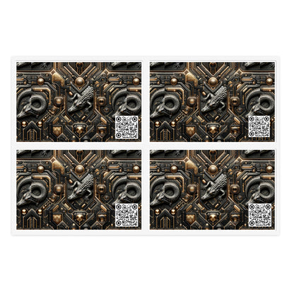 Tech Noir Fusion Sleek Tech Luxe Sticker Sheets - 8404 Design-62