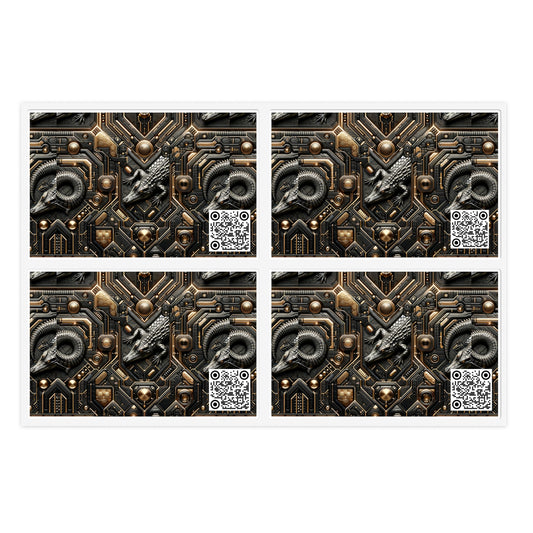 Tech Noir Fusion Sleek Tech Luxe Sticker Sheets - 8404 Design-62