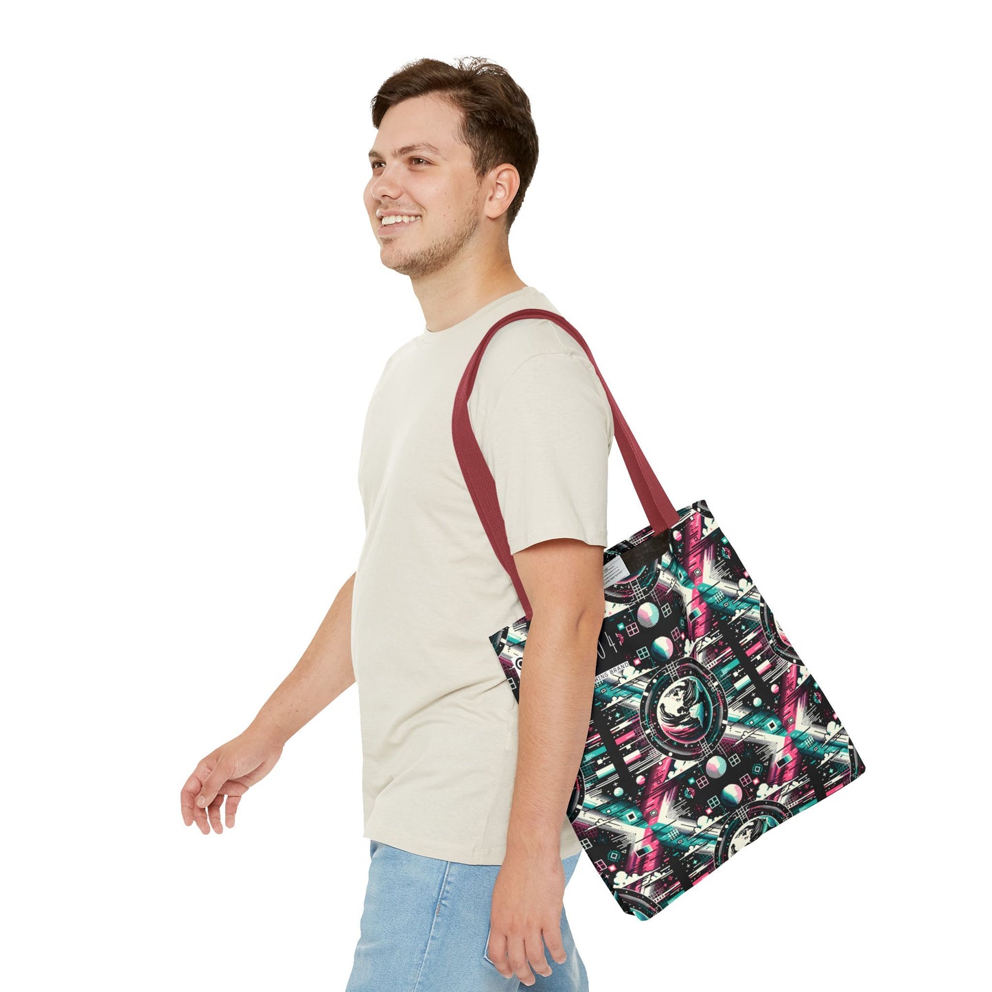 Digital Artistry Digital-native Streetwear Tote Bag - 8404 Design-62