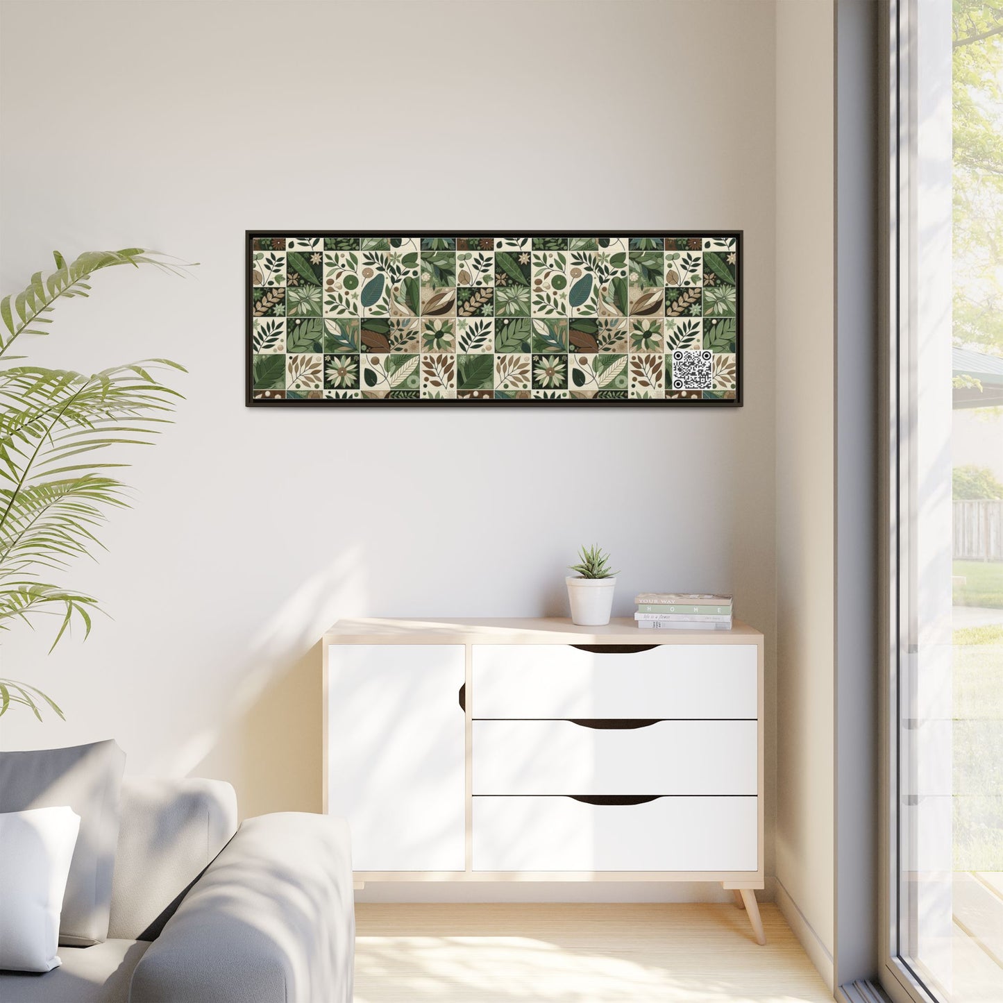 Streetwear Sustainability Environmentally Conscious Streetwear with a Natural Aesthetic Matte Canvas, Framed (multi-color) - 8404 Design-57 B