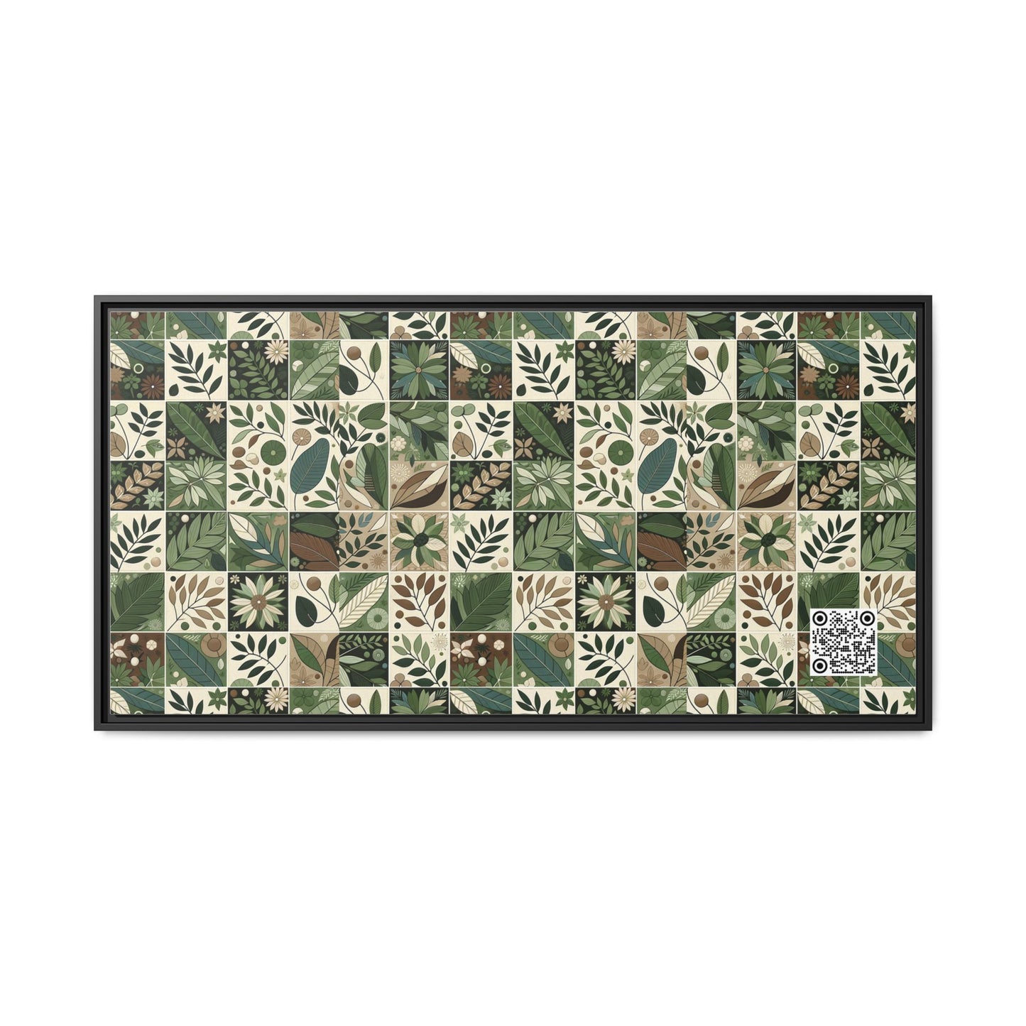 Streetwear Sustainability Environmentally Conscious Streetwear with a Natural Aesthetic Matte Canvas, Framed (multi-color) - 8404 Design-57 B