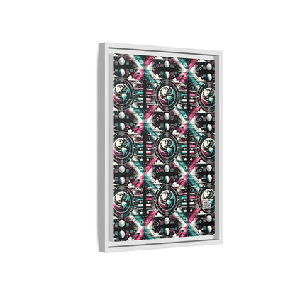 Digital Artistry Digital-native Streetwear Matte Canvas, Framed (multi-color) - 8404 Design-62 B
