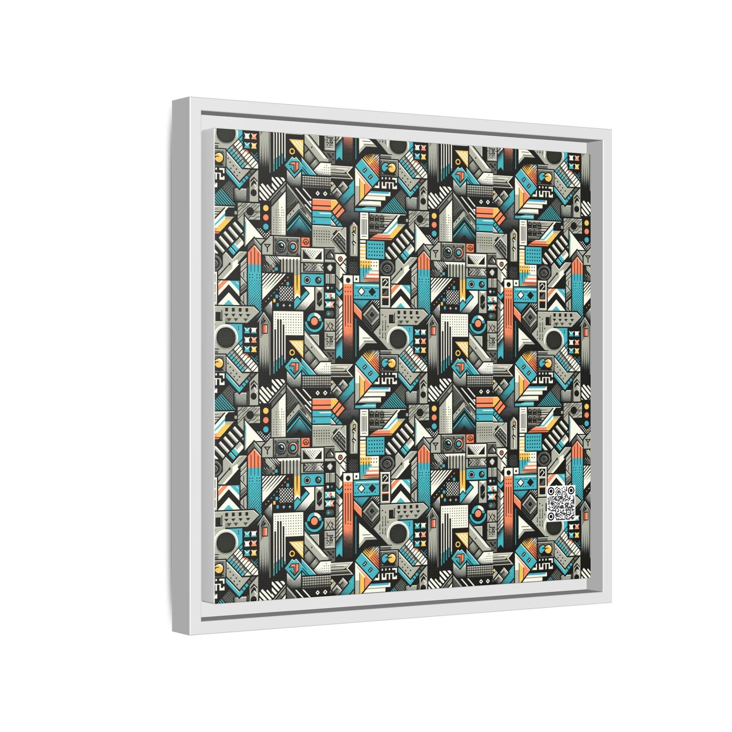 Digital Street Art Urban Street Style Matte Canvas, Framed (multi-color) - 8404 Design-81 B