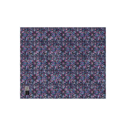 Digital Rebellion Youthful Streetwear with a Rebellious Digital Twist Crushed Velvet Blanket - 8404 Design-65
