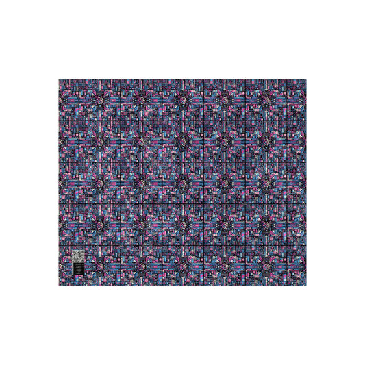 Digital Rebellion Youthful Streetwear with a Rebellious Digital Twist Crushed Velvet Blanket - 8404 Design-65