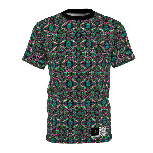 Tech-Infused Graphics Tech-Forward Streetwear Unisex Cut & Sew Tee - 8404 Design-45