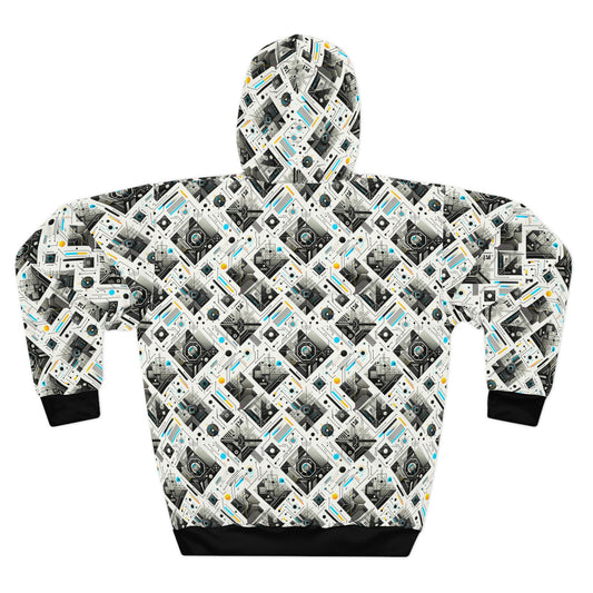 Tech Minimalism Minimalist Tech Pullover Hoodie - 8404 Design-47