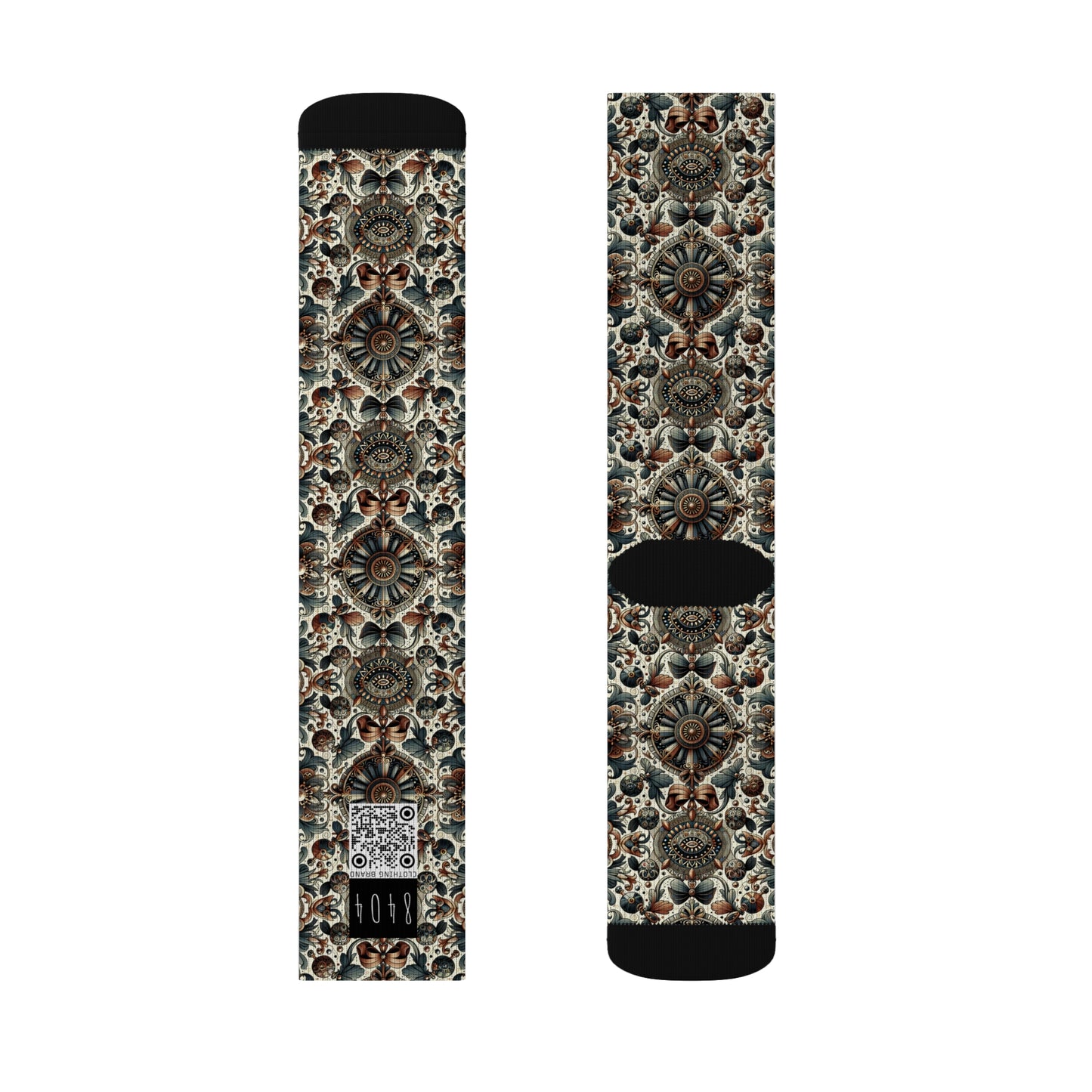 Neo-Dandyism Modern Dandy Streetwear Sublimation Socks - 8404 Design-51