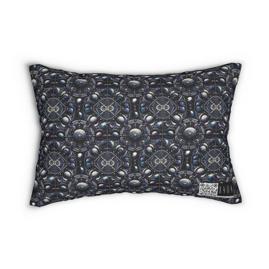 Tech Astronaut Tech-Forward Streetwear Meets Space Exploration Spun Polyester Lumbar Pillow - 8404 Design-46 S