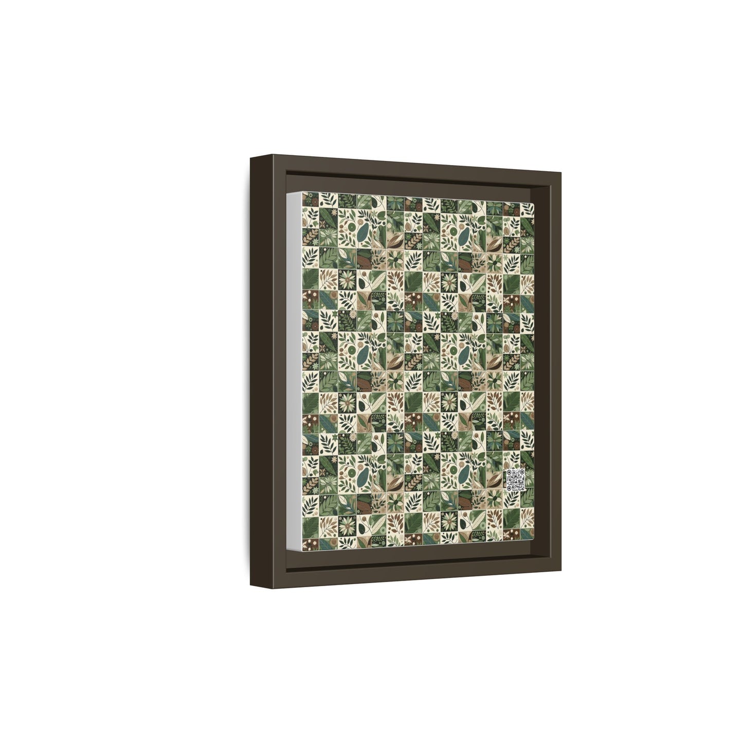 Streetwear Sustainability Environmentally Conscious Streetwear with a Natural Aesthetic Matte Canvas, Framed (multi-color) - 8404 Design-57 B