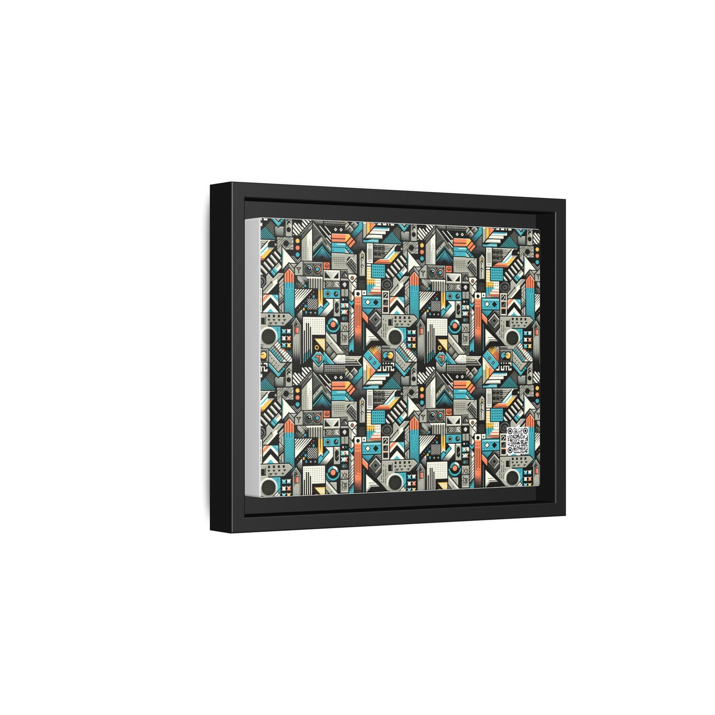 Digital Street Art Urban Street Style Matte Canvas, Framed (multi-color) - 8404 Design-81 B
