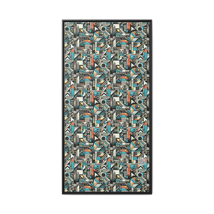 Digital Street Art Urban Street Style Matte Canvas, Framed (multi-color) - 8404 Design-81 A
