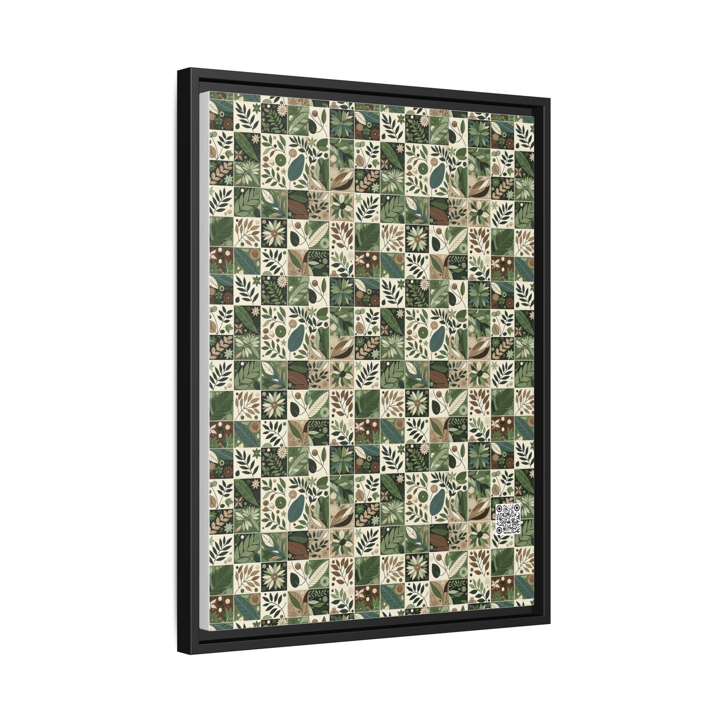 Streetwear Sustainability Environmentally Conscious Streetwear with a Natural Aesthetic Matte Canvas, Framed (multi-color) - 8404 Design-57 A