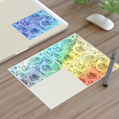 Cultural Artisanal Fusion Contemporary Cultural Elegance Sticker Sheets - 8404 Design-68