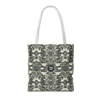 Cyber Garden Party Tech Garden Extravaganza Tote Bag - 8404 Design-54