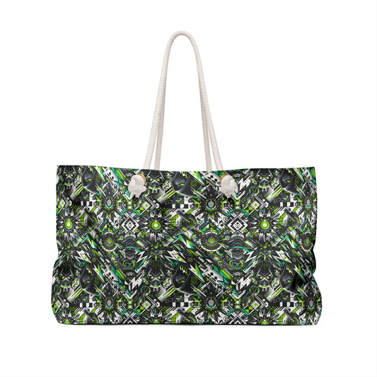 Graffiti Tech Fusion Bold Streetwear Fusion Weekender Bag - 8404 Design-50