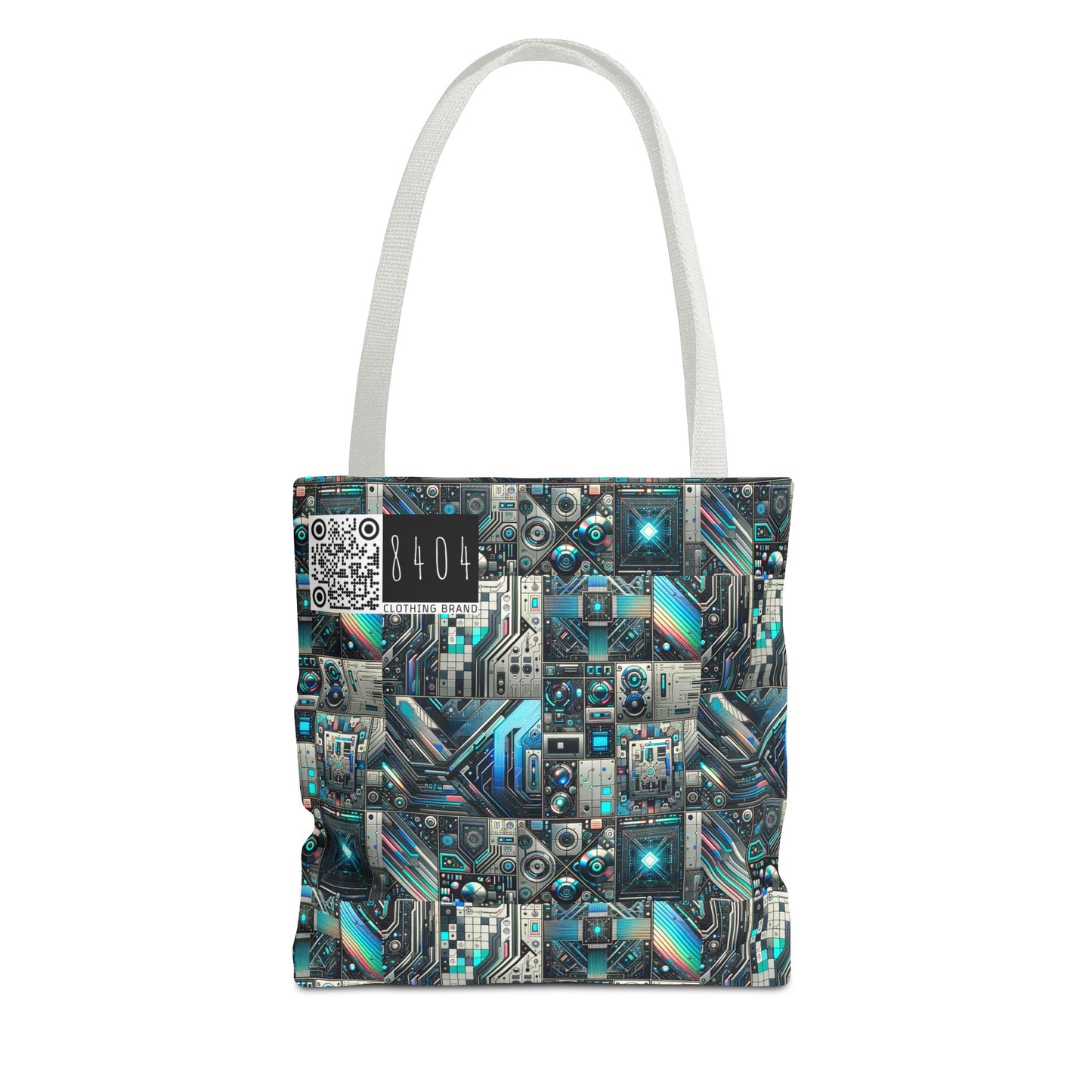 Tech-Infused Futurism Sleek Tech Edge Tote Bag - 8404 Design-48