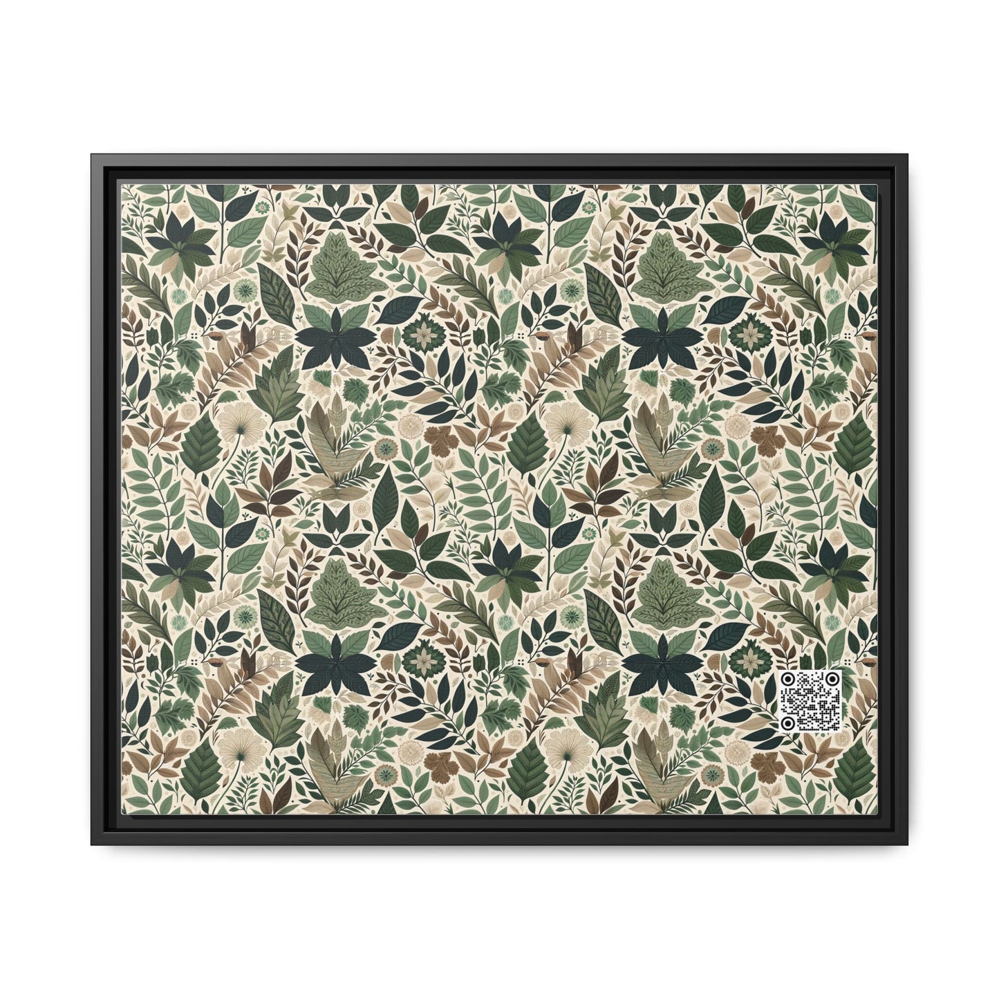 Streetwear Sustainability Environmentally Conscious Streetwear with a Natural Aesthetic Matte Canvas, Framed (multi-color) - 8404 Design-57 B