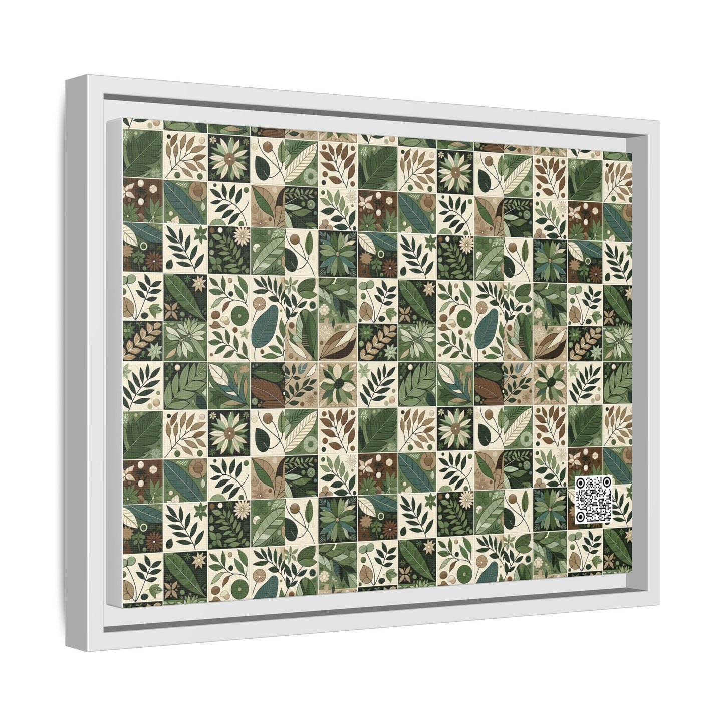 Streetwear Sustainability Environmentally Conscious Streetwear with a Natural Aesthetic Matte Canvas, Framed (multi-color) - 8404 Design-57 A