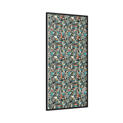 Digital Street Art Urban Street Style Matte Canvas, Framed (multi-color) - 8404 Design-81 A