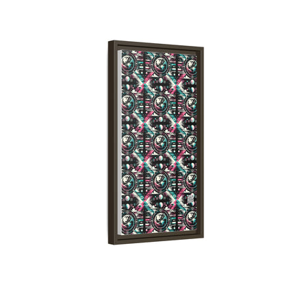 Digital Artistry Digital-native Streetwear Matte Canvas, Framed (multi-color) - 8404 Design-62 B