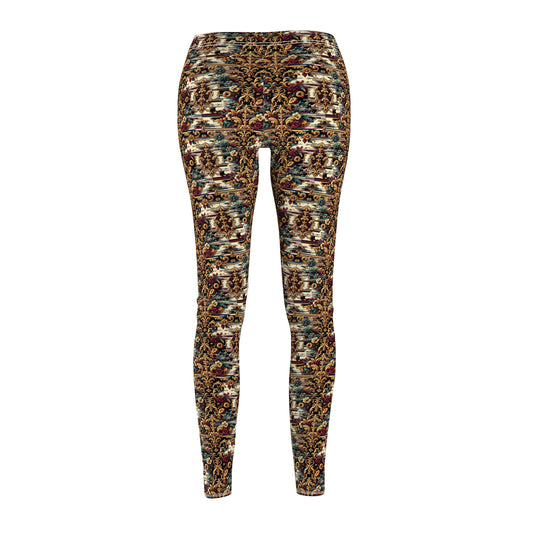 Digital Renaissance Modern Baroque Fusion Women's Cut & Sew Casual Leggings - 8404 Design-63