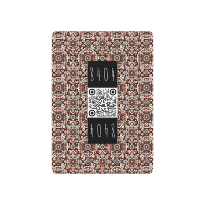 Neo Jomon Sculptural Aesthetics Artisanal Streetwear Poker Playing Cards - 8404 Design-55 S