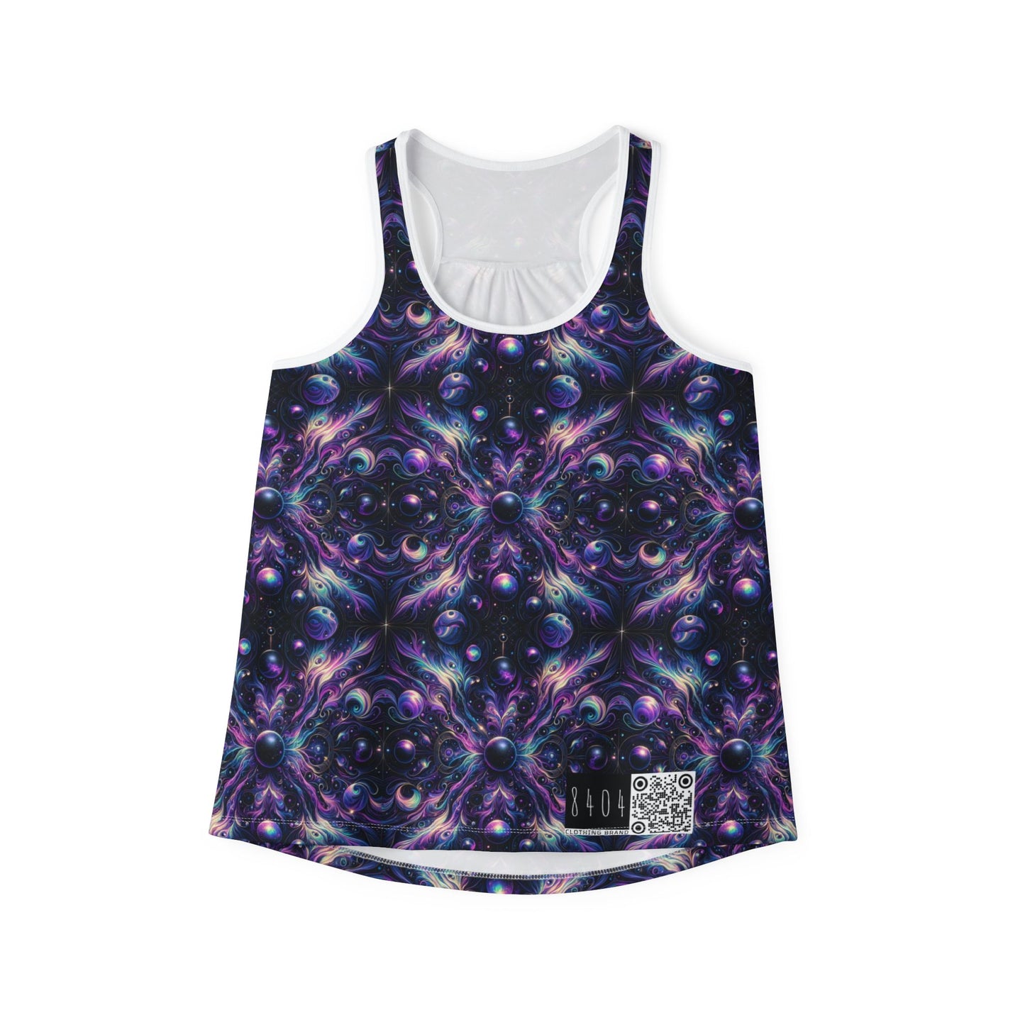 Galactic Hues Tech-Forward Cosmic Fusion Women's Tank Top - 8404 Design-41