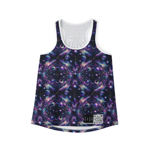Galactic Hues Tech-Forward Cosmic Fusion Women's Tank Top - 8404 Design-41