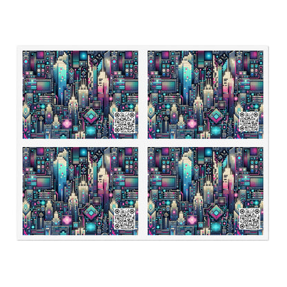 Digital Renaissance Tech-Forward Maximalism Sticker Sheets - 8404 Design-56